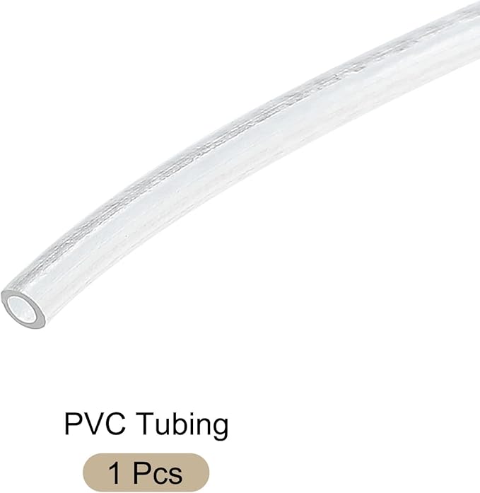 Clear Plastic PVC Tubing Flexible Vinyl Tube, [for Garden Irrigation Water Hose, Fish Tank, Aquarium] - 1mmx1.6mm/10ft(3meter)