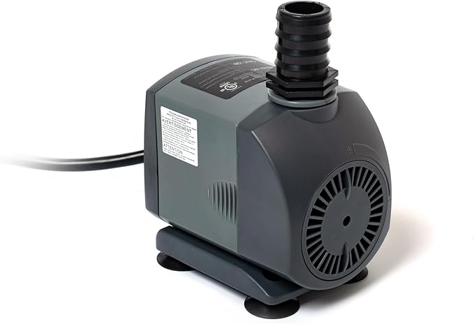 Grech CPF-2500 Pond Bio Pressure Filter UVC 13-watt Up to 1600 Gallons with 720GPH Fountain Pump