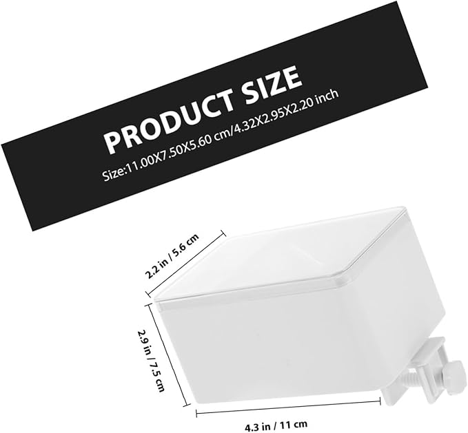 Automatic Aquarium Fish Feeder Plastic Fish Tank Feeder Mini Sealed Timed Portion Control for Small Aquariums Without Batteries
