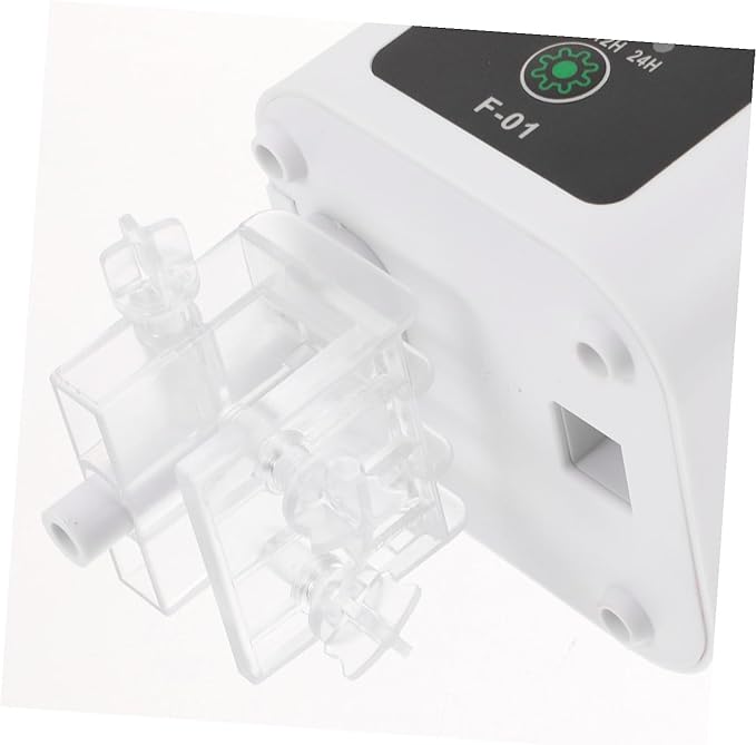 FAVOMOTO Automatic Aquarium Feeder Fish Food Dispenser with Timer for Turtle and Fish Tank Feeding, Electric Feeding Tool for Home Aquarium Supplies, Battery Not Included
