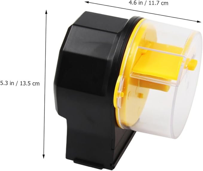 Angoily Automatic Fish Feeder for Aquarium Adjustable Large-Capacity Feeding Tank Timer Fish Feeding Artifact Suitable for Vacation Use