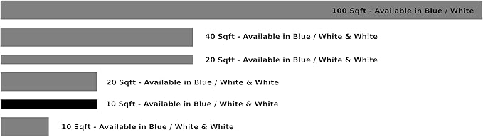 Filter Floss, Polishing Filter Pad for Fish Tank & Aquarium Filters - White - 1'x10' (10 sq. ft.)
