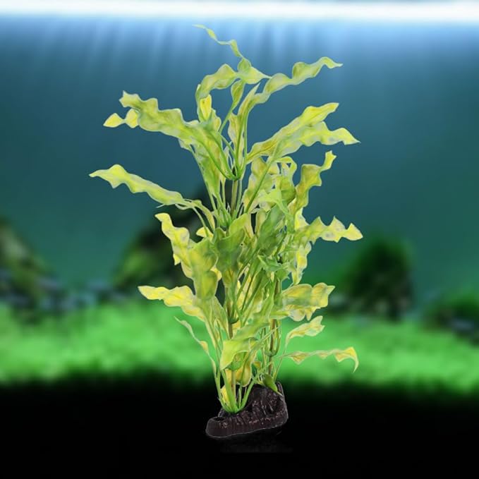 POPETPOP Aquarium Plants - Fish Tank Plant Aquarium Decorations Artificial Kelp Aquatic Plants Plastic Plants for Fish Tank Decorations
