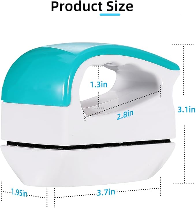 DaToo 2 Pieces Aquarium Magnetic Brush Glass Fish Tank Algae Scrapers Glass Cleaner Floating Scrubber Aquarium Clean Brush (Size M)