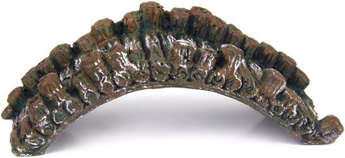 ORFOFE Aquarium Fish Tank Resin Bridge Ornament Decorative Landscape Arch for Aquatic Environments for Fish Tank Decoration and Aquascaping