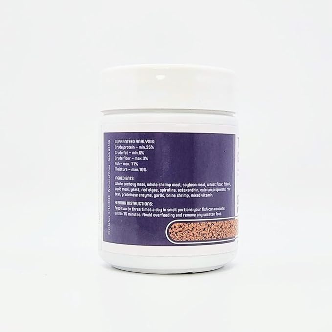 Plecoceramics Tropical Fish Granules Daily Community Fish Food for Aquarium Fish – Balanced Nutrition for Tropical Fish, Easy-to-Eat Sinking (Granules 1.41 oz / 40 g)