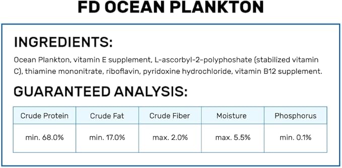 Hikari Bio-Pure Freeze-Dried Ocean Plankton - Cubes - .42 oz
