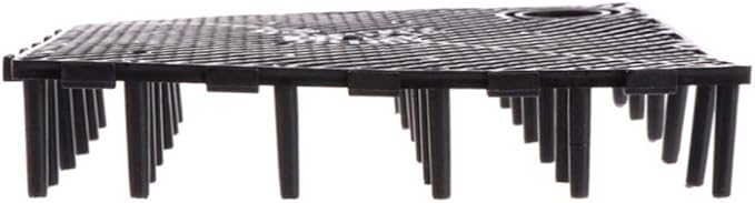 Hemobllo Aquarium Bottom Grid Fish Tank Board Divides Tray Aquarium Divider Bottom PVC Splicing Black Bottom Board