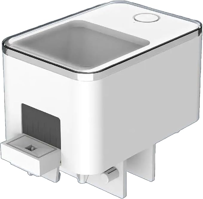 SEDLAV Automatic Fish Feeder with 3 Gears Adjustment & Large Capacity for Reduction of Environmental Waste - Battery Powered Feeder for Homes, Offices, and Large Fish Tanks