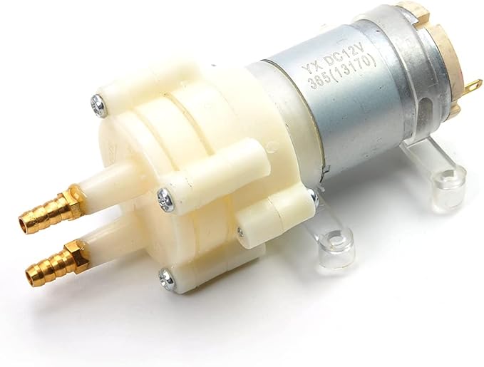 Heyiarbeit 5-12V Electric Diaphragm Pump Water Pumps Self Priming 1.5-2L/Min DC Diaphragm Pump 5mm for Tea Machine Aquarium Water Cooling Fish Tank 1PCS