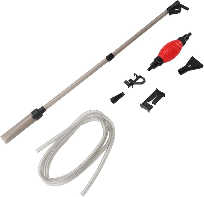 Aquarium Siphon Vacuum Cleaner Efficiently Cleans Gravel Sand for Fish Tank Water Changer