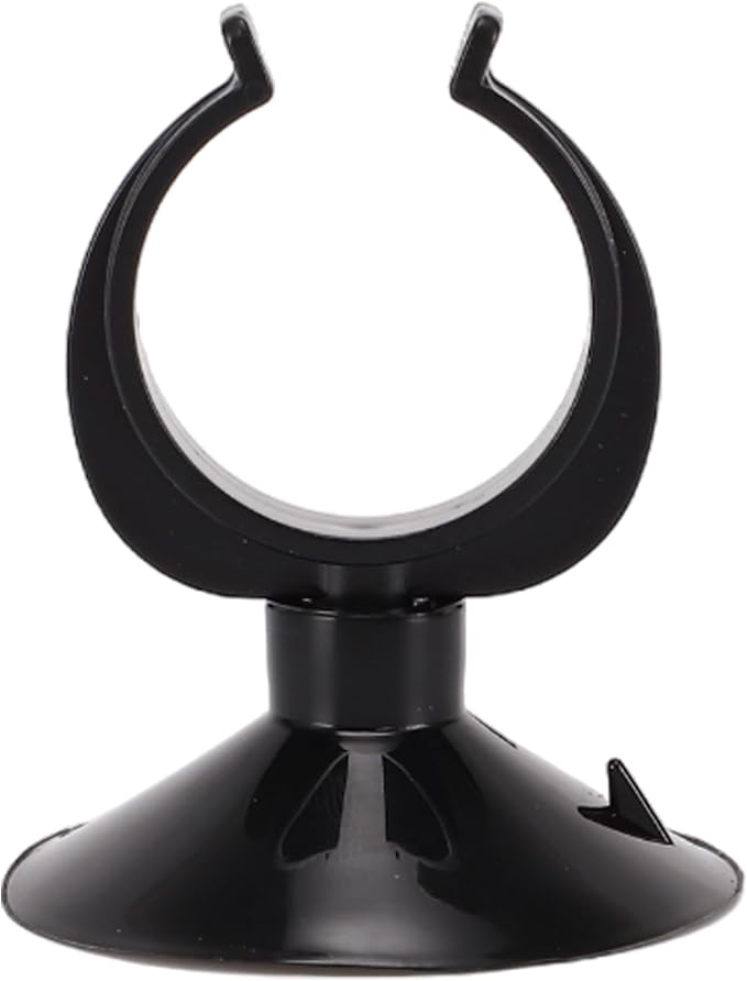 Aquarium Suction Cup, Aquarium Sucker Clip, Suction Cups Airline Tubing Holder, Fish Tank Accessories for Aquarium Fish Tank, Black, 1.1"
