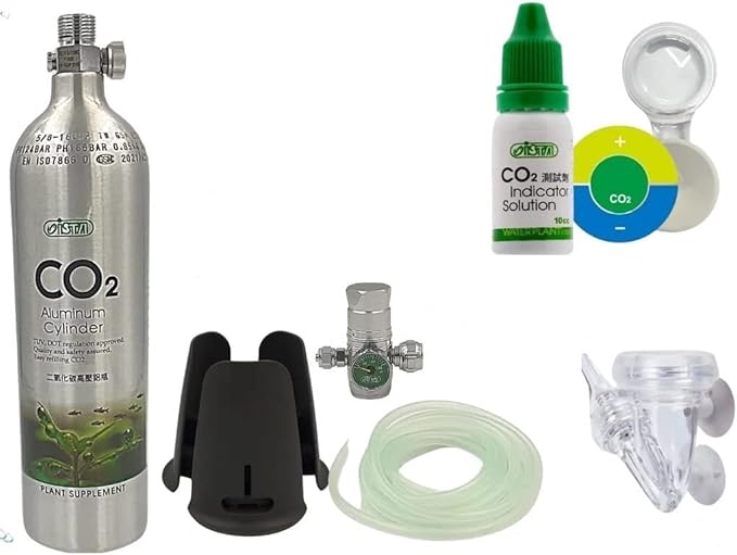 ISTA CO2 Aluminum Supply Set 1L (Advance) - Aquarium CO2 System - 1.99kg - For Fish - Aquarium Use