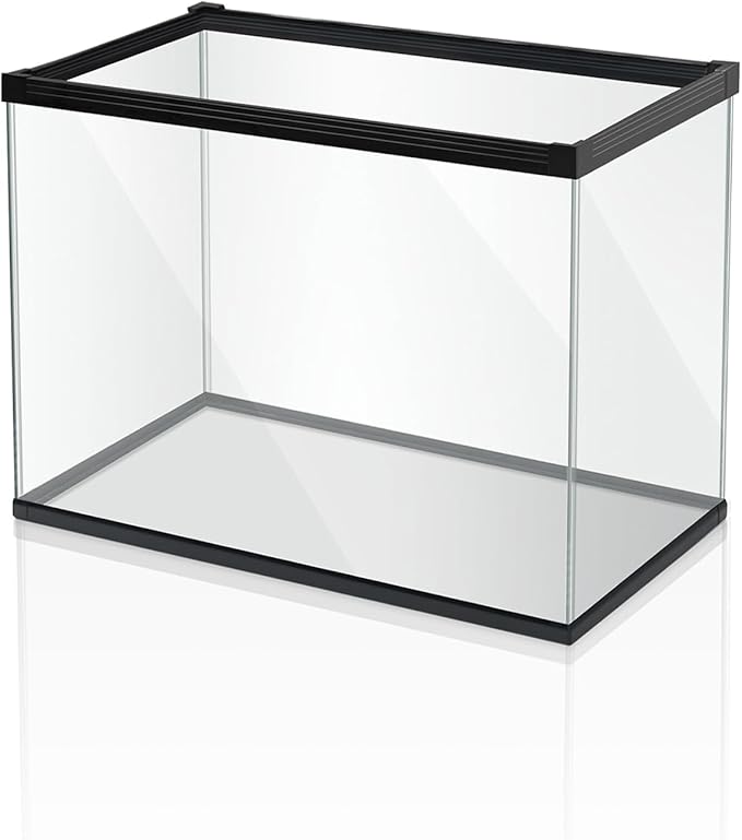 Ultra Clear Glass Aquarium Thickened Small Fish Tank -Suitable for Novice Fish Farming Enthusiasts(5.5 Gallon)