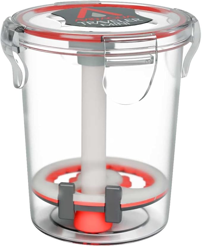 Traveler Mini Multi Function Coral Transporter for 4 Frags | Secure, Leak Proof, Travel Ready Coral Frag Rack Holder
