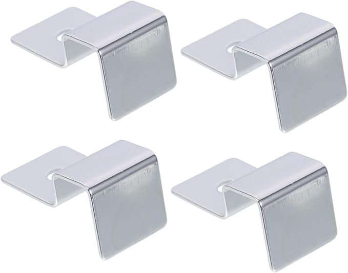 4pcs Support Frame Fish Tank Bracket Fish Tank Lid Holder Support Aquariums Glass Cover Clip Fish Tanks Fish Tank Glass Cover Clip Glass Holder Stainless Steel Equipment Frameless
