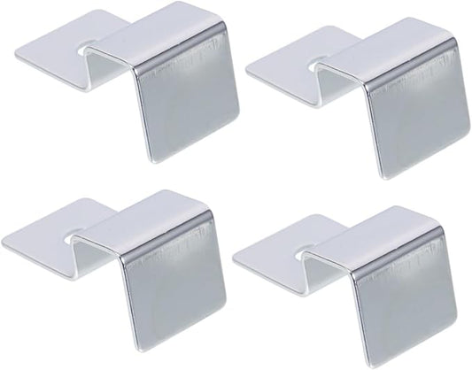 4pcs Support Frame Fish Tank Bracket Fish Tank Lid Holder Support Aquariums Glass Cover Clip Fish Tanks Fish Tank Glass Cover Clip Glass Holder Stainless Steel Equipment Frameless