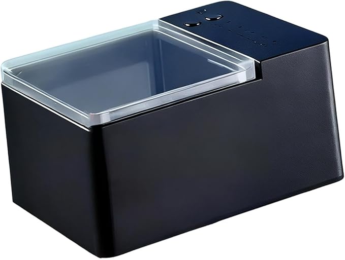 Auto Fish Food Dispenser Supplies for Round Tank Sturdy Gifts 5cm to 2cm Thickness Stable Automatic Fish Feeder Accessory, 80 ml