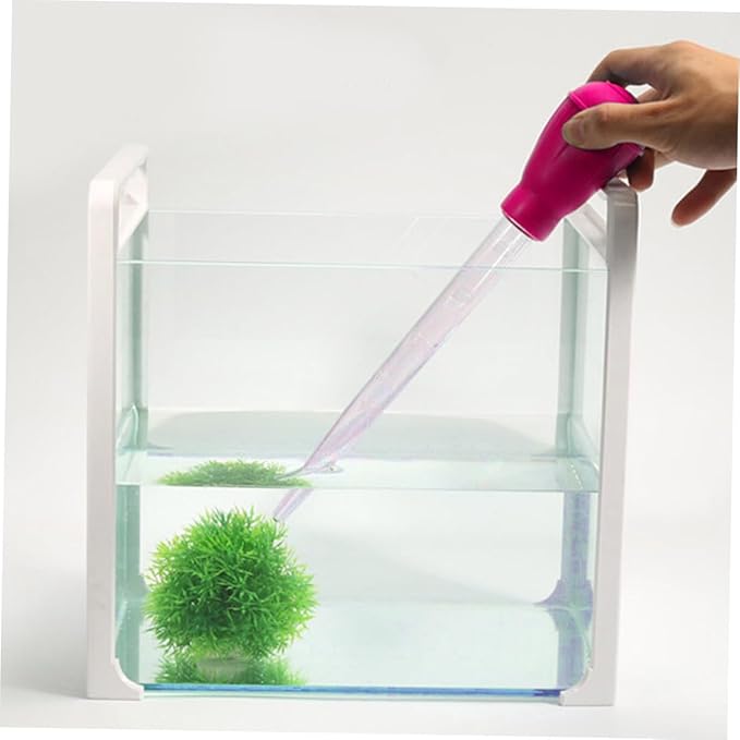 DOITOOL 2sets Aquarium 30ml Fish Tank Pipette Moss for Tank Sturdy Material Safe for Water Changes 2pcs*2