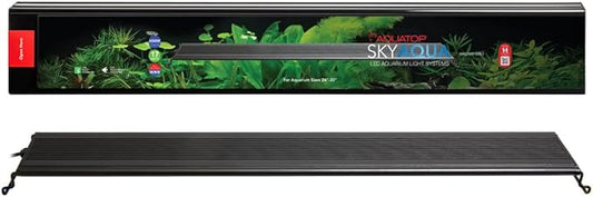 Aquatop SkyAqua LED Aquarium Light, 6500K Spectrum – Fits 24-30-Inch Tanks, 3 Position Toggle Switch, Aquarium Lights for Fish Tank, UL & CSA, Natural Sunlight Illumination