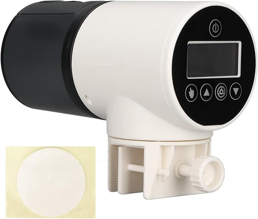 Automatic Fish Feeder, Auto Fish Food Dispenser, Food Feeding Timer, Timing Large Capacity Intelligent Fish Food Dispenser for Fish Tank Aquarium