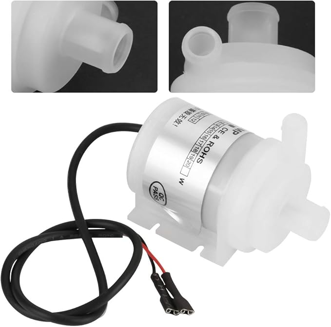 DC 24V 10W Mini Brushless Submersible Water Pumps, Food Grade Brushless Water Pump for Aquarium Fountain Medicals Instruments