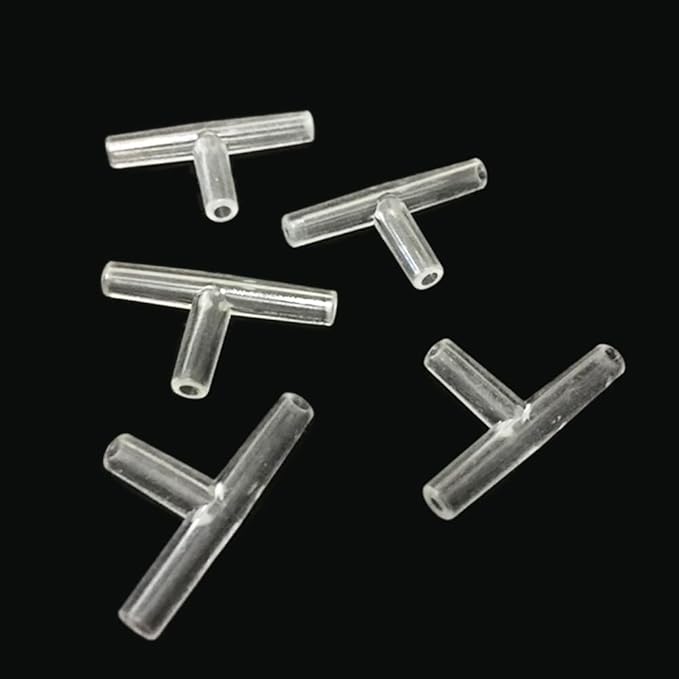 Aquarium Airline Tubing Connectors I T L Y 40pcs Fish Tank Air Tube Adapters for 3/16 '' Air Line Hose