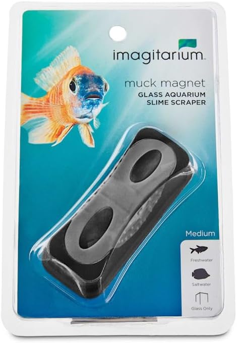 imagitarium by Petco Medium Muck Magnet Glass Aquarium Scraper