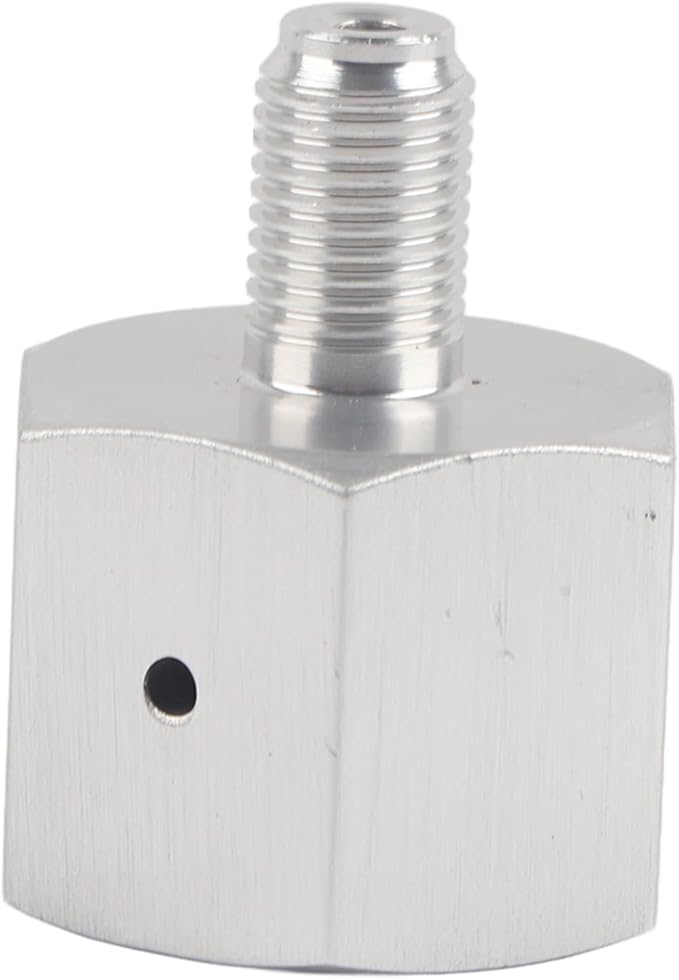 3/8 to CGA320 Regulator Adapter, Aluminum CO2 Regulator Cylinder Adapter Pneumatics Connector Fitting Converter Accessories for Homebrew Beer Aquarium