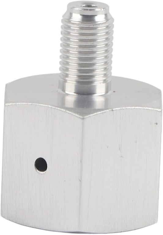 3/8 to CGA320 Regulator Adapter, Aluminum CO2 Regulator Cylinder Adapter Pneumatics Connector Fitting Converter Accessories for Homebrew Beer Aquarium