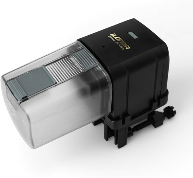 L88 Automatic Aquarium Feeder Fish Feeder Next-Generation, WiFi-Enabled, Smartphone-Controlled, Remote Fish feedingProgrammable APP Control and USB Power Supply, Compatible with Amazon Alexa