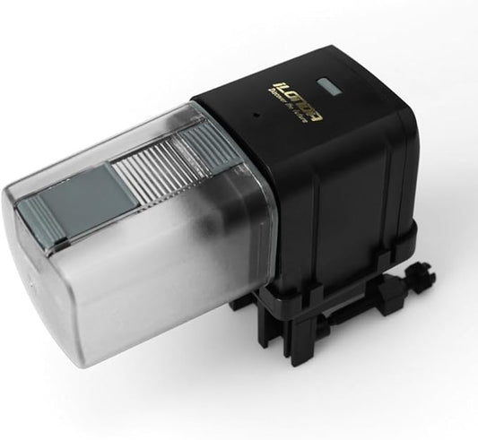 L88 Automatic Aquarium Feeder Fish Feeder Next-Generation, WiFi-Enabled, Smartphone-Controlled, Remote Fish feedingProgrammable APP Control and USB Power Supply, Compatible with Amazon Alexa