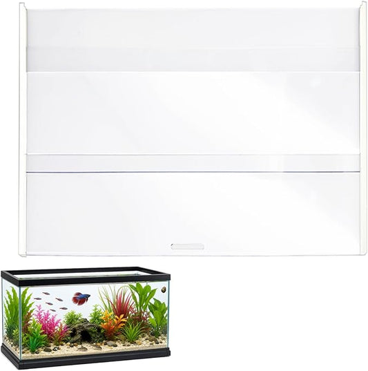 【Sliding】 10 Gallon Aquarium Lid Heat-Resistant PE, Set 1 Pcs 19.33 x 9.65 x 0.16 Inch for 10 Gallon Fish Tank Lid with Handle, Clear,Heat-Proof/Warp-Proof