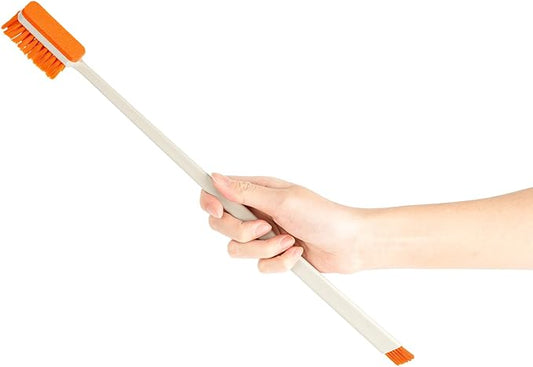 Rislobx 1PCS Small Aquarium Cleaning Tool, Algae Scraper for Fish Tank, Long Handle Aquarium Brush, Fish Tank Cleaner Adapted for Glass and Acrylic Aquariums (Longer)