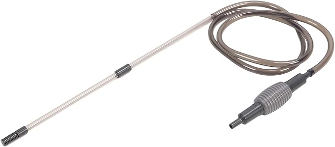 Zerodis Aquarium Gravel Cleaner, New Quick Water Changer with Air Pressing Button Fish Sand Cleaner Kit Fish Water Changer Siphon PVC Easy to Install Aquarium