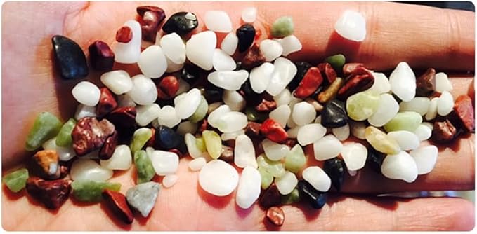 30g Crushed Stone Mini Crystal Chips Decorative Pebbles Gravel Irregular Gemstones Filling Gravel for Water Fountain Sand Landscape Fish Tank Garden (Light Green(1-2mm))