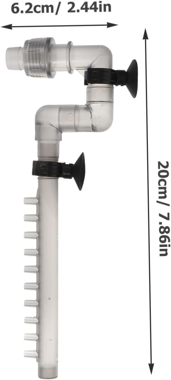 YARNOW Aquarium Water Outflow Tube Set Fish Tank Outflow Pipe Rainfall Style for Aquarium Aquarium Tube