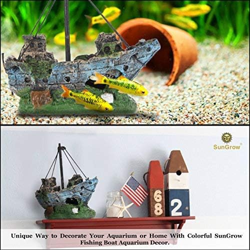 SunGrow Shipwreck for Betta Fish