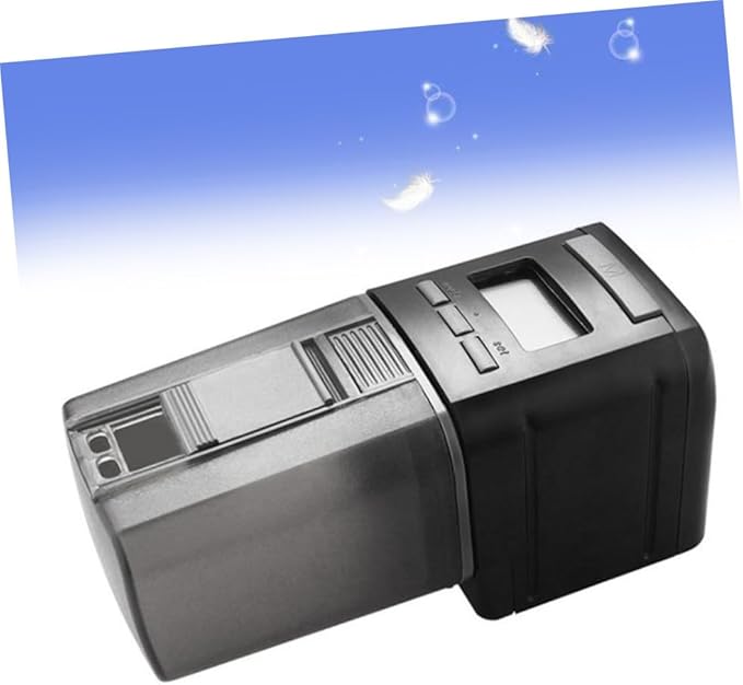 TOYANDONA Automatic Fish Feeder Aquarium Timing Feeder Abs Material for Fish Tanks and Outdoor Aquatic Pets