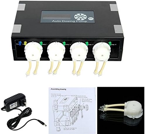 Jebao Programmable Auto Dosing Pump DP-4, Black