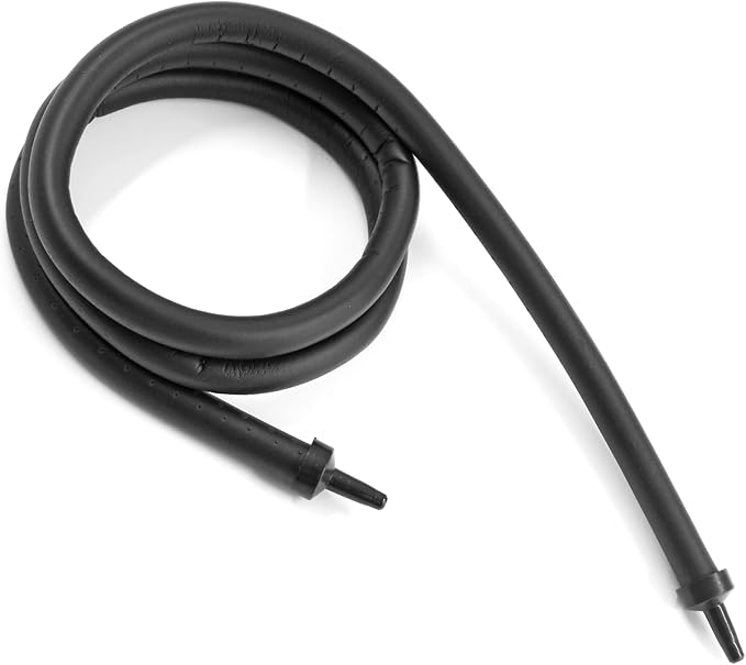 Waziaqoc Bubble Wall Air Diffuser, Aquarium Wall Air Curtain Bubble Tube Rubber Bendable Bubble Hose for Fish Tank, 120cm/48 Double Head