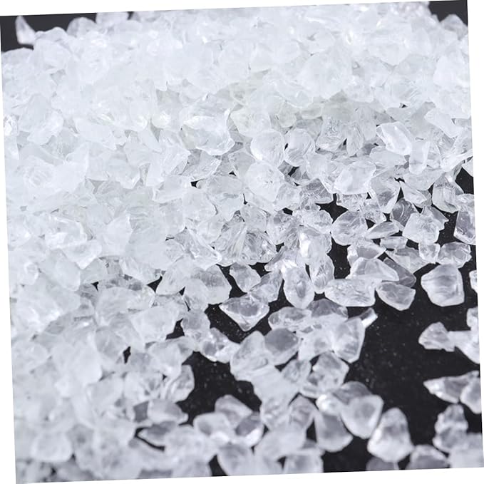 PRETYZOOM 2pcs Glass Sand Decorative Eco Sand for Micro Landscape Fish Tank and Vases for Aquariums and Craft Projects