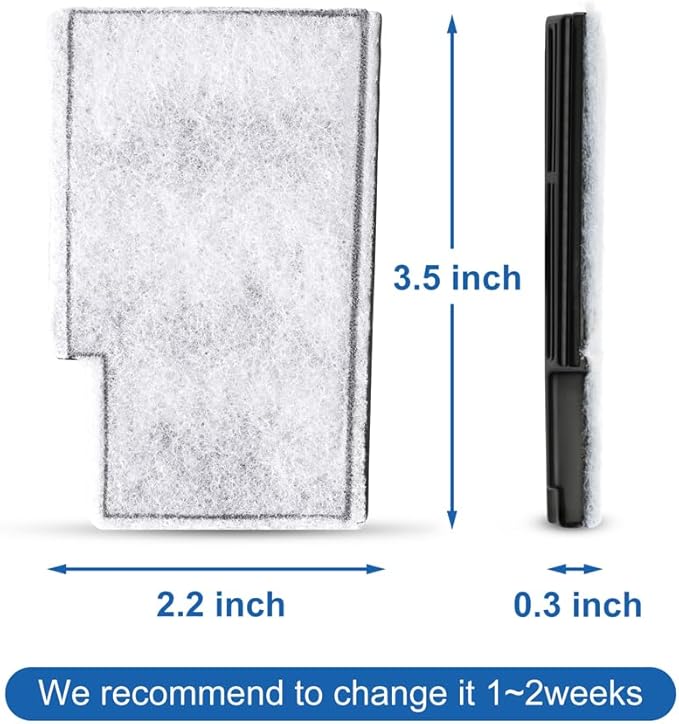NV-03 HOB Slim Aquarium Filter Cartridges (3 pcs)