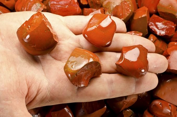 Fantasia Materials: 18 lbs Red Jasper Rough Stones from India