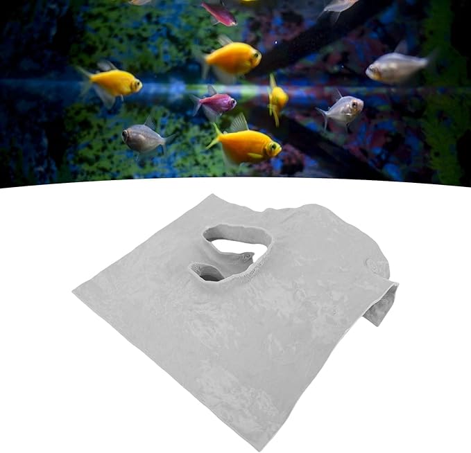 MAVIS LAVEN Aquarium Decorations Cave, 3D Printed Fishtank Hideaway Ornament with Intricate Details for Home, Safe PETG Material 6.89 x 5.51in (Gray)