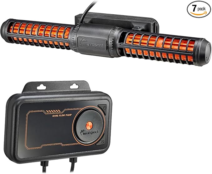 Maxspect Jump Gyre DC 2000 gph Aquarium Wave Maker Pump MJ-GF308, Adjustable Cross Flow, Magnetic Mounting with LED Display Controller