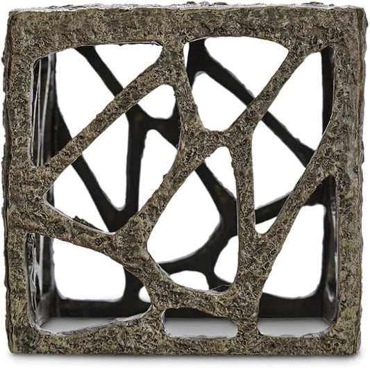 imagitarium by Petco Resin Rustic Cube Aquatic Decor