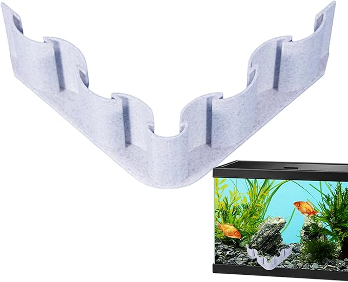 Aquarium Substrate Barrier Divider | Fish Tank Sand Screen Fence for Landscaping, Decorative Board to Separate Gravel & Soil Layers in Aquariums, Terrariums & Planted Tanks Setup