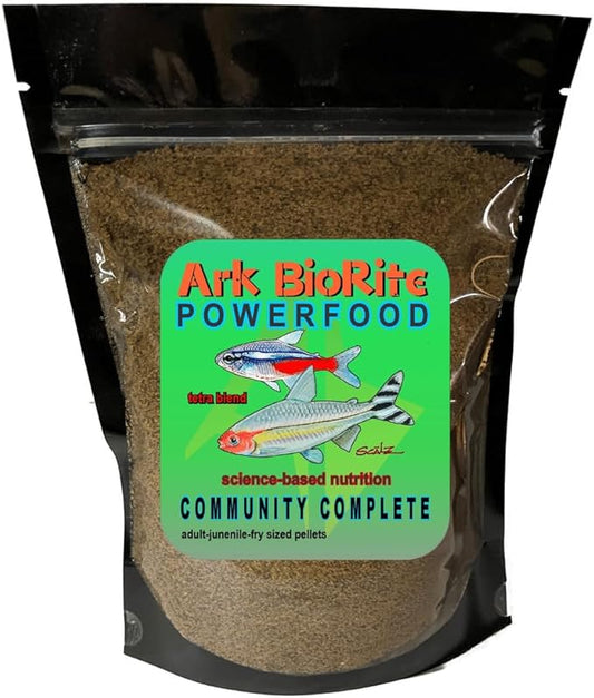 (2oz, Tetra Fish) Fish Food Species Specific - All Natural - Science Based Formula - Cleaner Water - Nutritional Powerfood for Special Fish Breeders, No Fillers