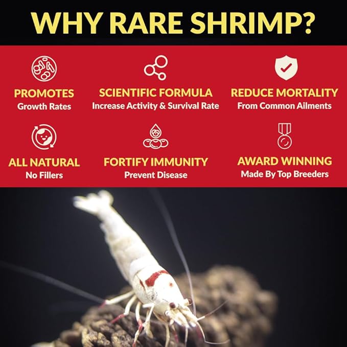 Professional Shrimp Multivitamin Complex - Premium Immunity & Molting Support - Taiwan Breeder Formula with B12, Vitamin C & Folic Acid (35g/1.23oz) for Crystal, Caridina, Cherry, Neocaridina Shrimp